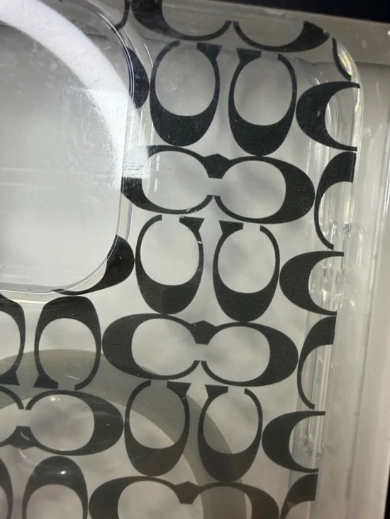 COACH Clear Signature 'C' in Pattern iPhone 16 Pro Max Case - Picture 3 of 4